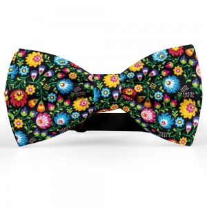Papion personalizat, design floral "Folk Art"